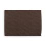 Placemat 43x30 leather look brown cross Dinner