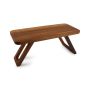 Serving tray 48x20xH20cm footed wood Dina