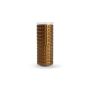 Pepper/salt grinder H12,5cm ribbed rose gold Savor