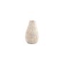 Vase 14,5xH22cm beige Cave