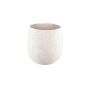 Blumentopf 28xH24cm organisch beige Cave