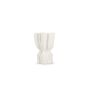 Vaas 17x13,5xH22cm draped white Vea