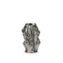 Vaas 20x20xH28,5cm satin silver Vea
