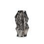 Vase 22,5x22,5xH37cm satin silver Vea