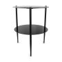 Side table 40xH50cm black Patio