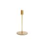 Candle holder 10xH20cm metal gold Pillar