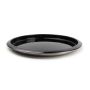 Serving tray 36xH2cm black Bar