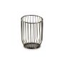 Wire basket 12xH16cm gold/black Loft