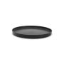 Decorative dish 25xH1,5cm black Palace