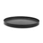 Decorative dish 37xH1,5cm black Palace