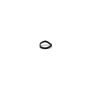 Napkin ring 4,5cm organic black Charm - set/4
