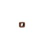 Napkin ring 4,5x4,5cm square wood Moku - set/4