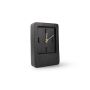 Horloge de table 14xH22cm noir edge Zone