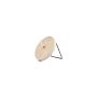 Tischuhr 15cm travertin beige Zone