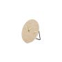 Tischuhr 20cm travertin beige Zone