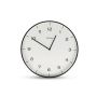Wanduhr 40,5x5cm Linien schwarz Pulse