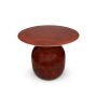 Side table 40xH52cm metal red clay Mio