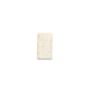 Candle holder 8x8xH13,5cm marble white Opus