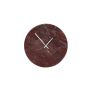Wanduhr 35cm red marble Zone