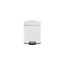 Pedal bin 20L/33,5x32xH42cm white Dust