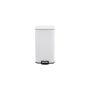 Pedal bin 30L/34x32x61cm white Dust