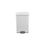 Pedal bin 50L/42x37xH63cm white Dust