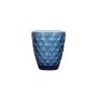 Glas 22cl dunkelblau Prisma - 4er-Set