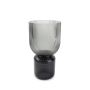 Vase 16xH31cm smoked Coco