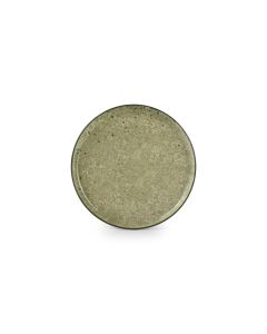 Plat bord 20cm groen Gravel