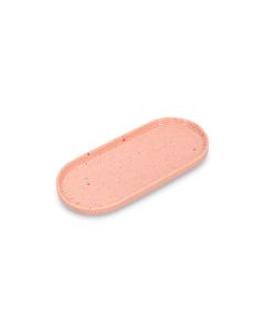 Serveerschaal 28,5x10cm roze Fika