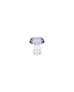 Kandelaar H7,5cm violet Mood - Set van 2