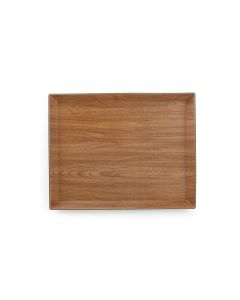 Plateau 38x30xH2,5cm brun Buffet