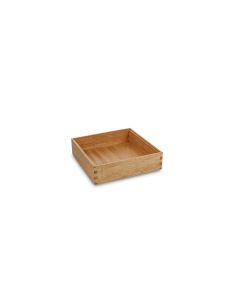 Plateau 24x24xH6,5cm bambou Arbor