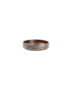 Plat bord 13,5xH3cm dark brown Escura