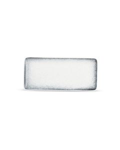 Plat bord 22x10cm black speckled Dusk