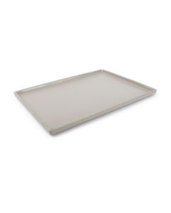 Serveerschaal 28,5x20xH1,5cm brown Structo