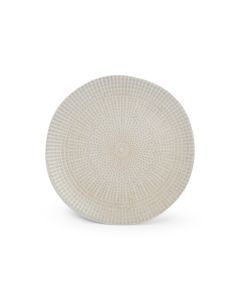 Plat bord 21xH1,5cm almond Mosaic