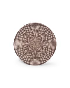Plat bord 21xH1,5cm aubergine Mosaic