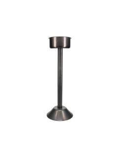 Champagnekoeler staander 19,5xH62,5cm antique zwart Bar
