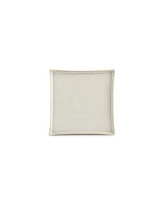 Plat bord 27x27cm grey Line
