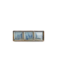 Serveerschaal 24x8cm blue Nova