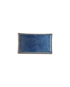 Plat bord 33x20cm blue Line