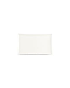 Plat bord 33x20cm white Line