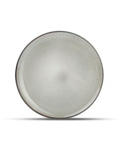 Plat bord 26cm groen Freckles
