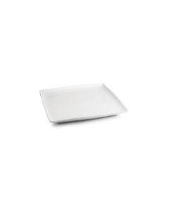 Plat bord 16x16cm wit Squito