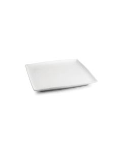 Plat bord 18x18cm wit Squito
