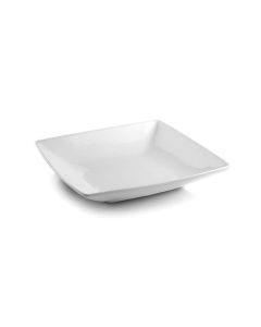 Diep bord 22x22xH4cm wit Squito
