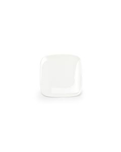 Plat bord 13,5x13,5cm wit Match