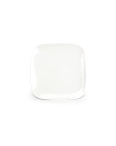 Plat bord 19x19cm wit Match