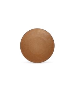 Plat bord 21cm donkerbruin Ovio